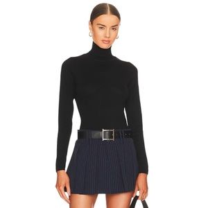 Bardot Katja Roll Neck Knit Bodysuit Black Size XS NEW with Tag